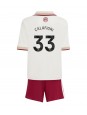 Billige Arsenal Riccardo Calafiori #33 Tredjedraktsett Barn 2025-26 Kortermet (+ Korte bukser)